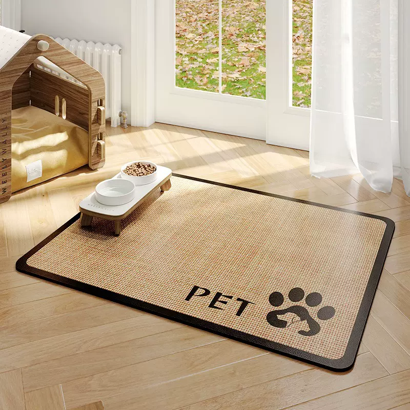 简约硅藻泥猫狗餐垫宠物喂食垫防滑吸水垫狗笼防滑防水喂食防溅垫