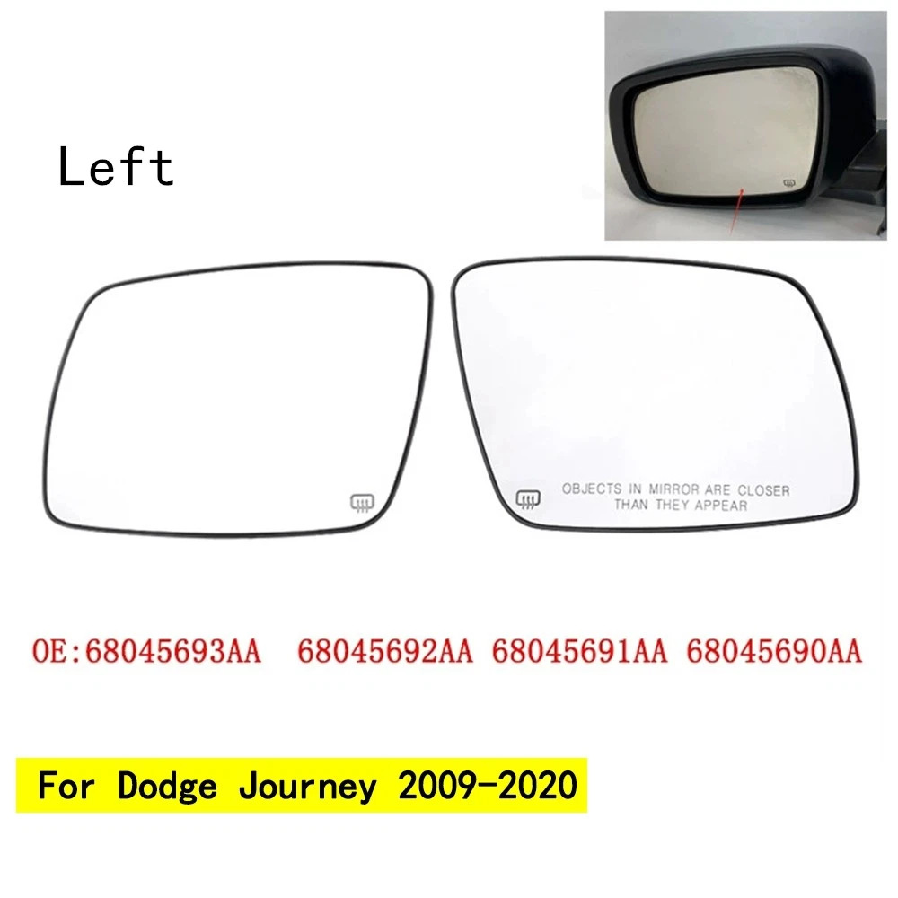 68045693AA 68045692AA is suitable for 09-20 Dodge Journey Coolwee heated rearview mirror lenses