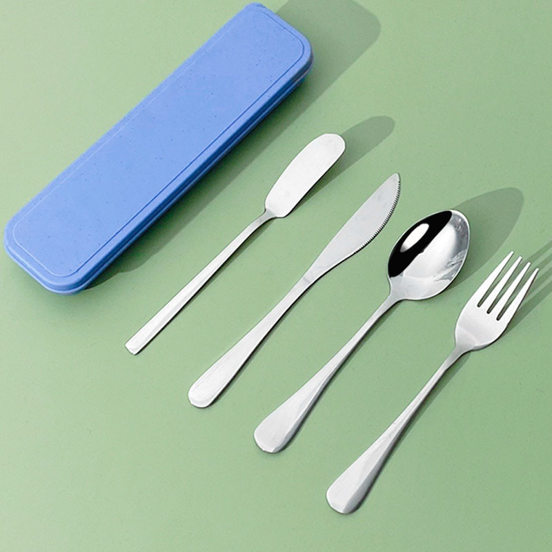 블루 - 나이프, 포크, 스푼 + 버터 나이프