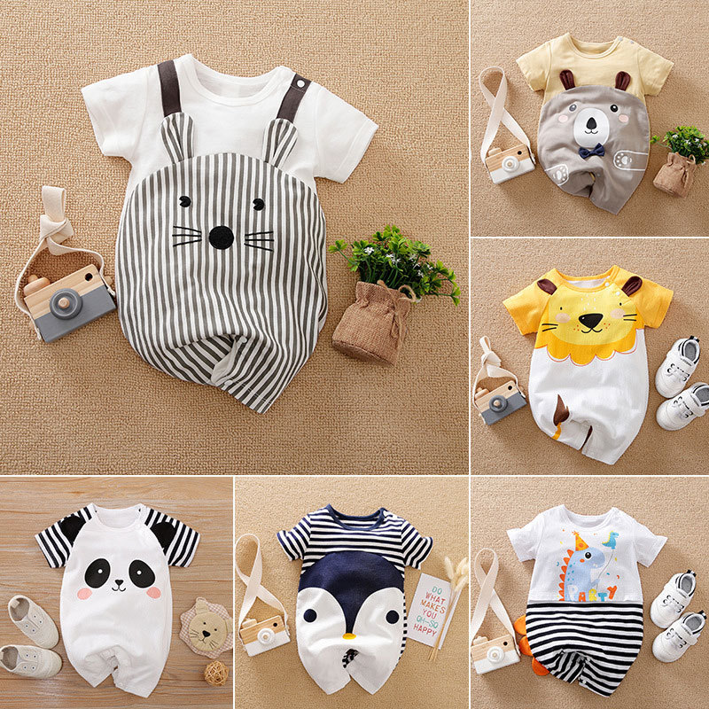 Baby summer one-piece clothes, men's and...