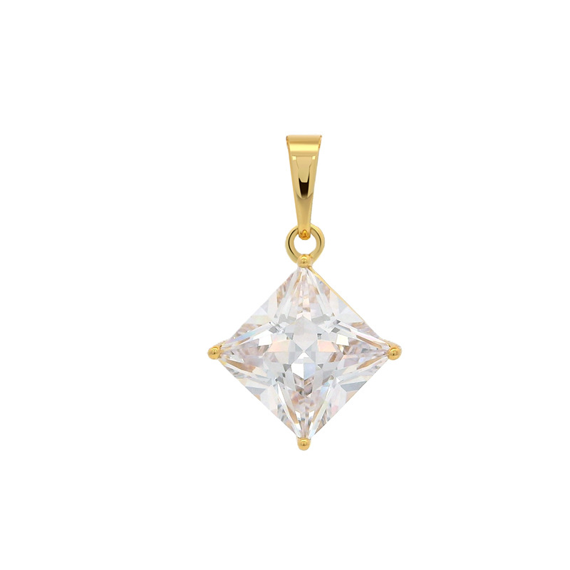 Color chapado 24k (colgante único sin cadena)