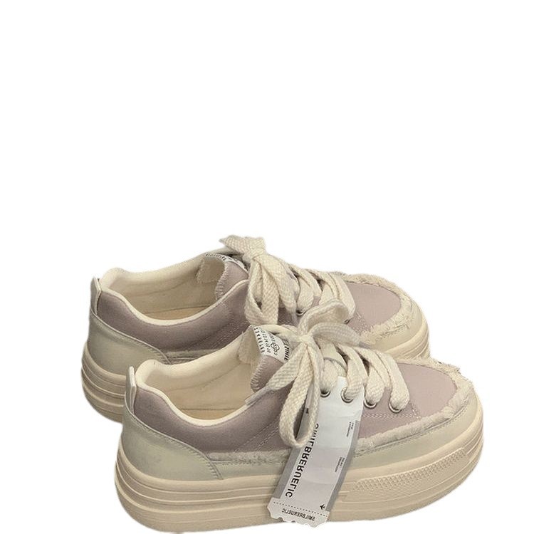 Zhao Lu Si estilo campus con zapatos de lona nicho muffin 2024 nuevos zapatos de skate casuales