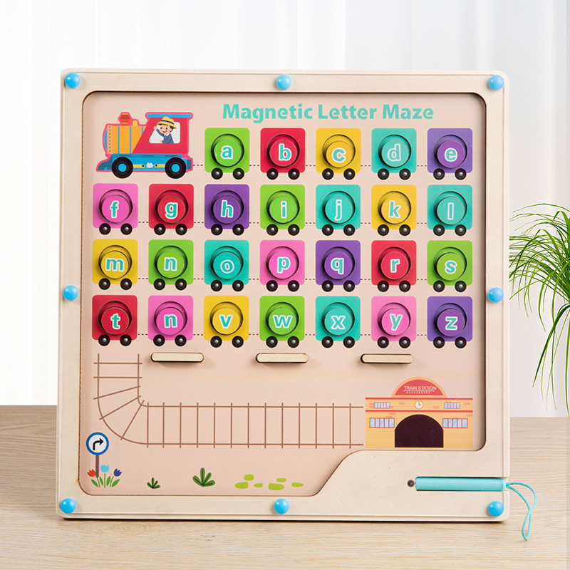 Regalo del Día del Niño para niños Laberinto Juguete educativo de madera Clasificación de pensamiento lógico digital Cognitivo Educación temprana Desarrollo intelectual
