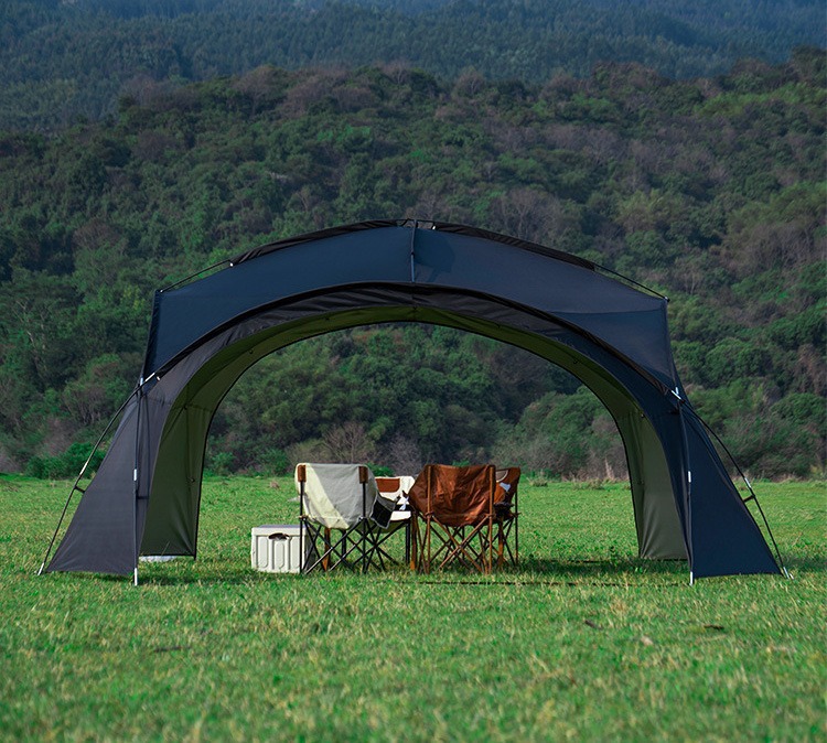 Dome Canopy Tent Outdoor Dome Door Curtain Yurt Windproof and Rainproof Awning Camp Large Tent