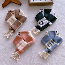 网红狗狗围巾可调节宠物针织秋冬保暖潮牌雪纳瑞法斗围兜猫咪围脖