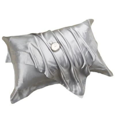Double-sided Silk Pillowcase, Reversible Satin Finish, 48×74 cm (Multiple Colors)