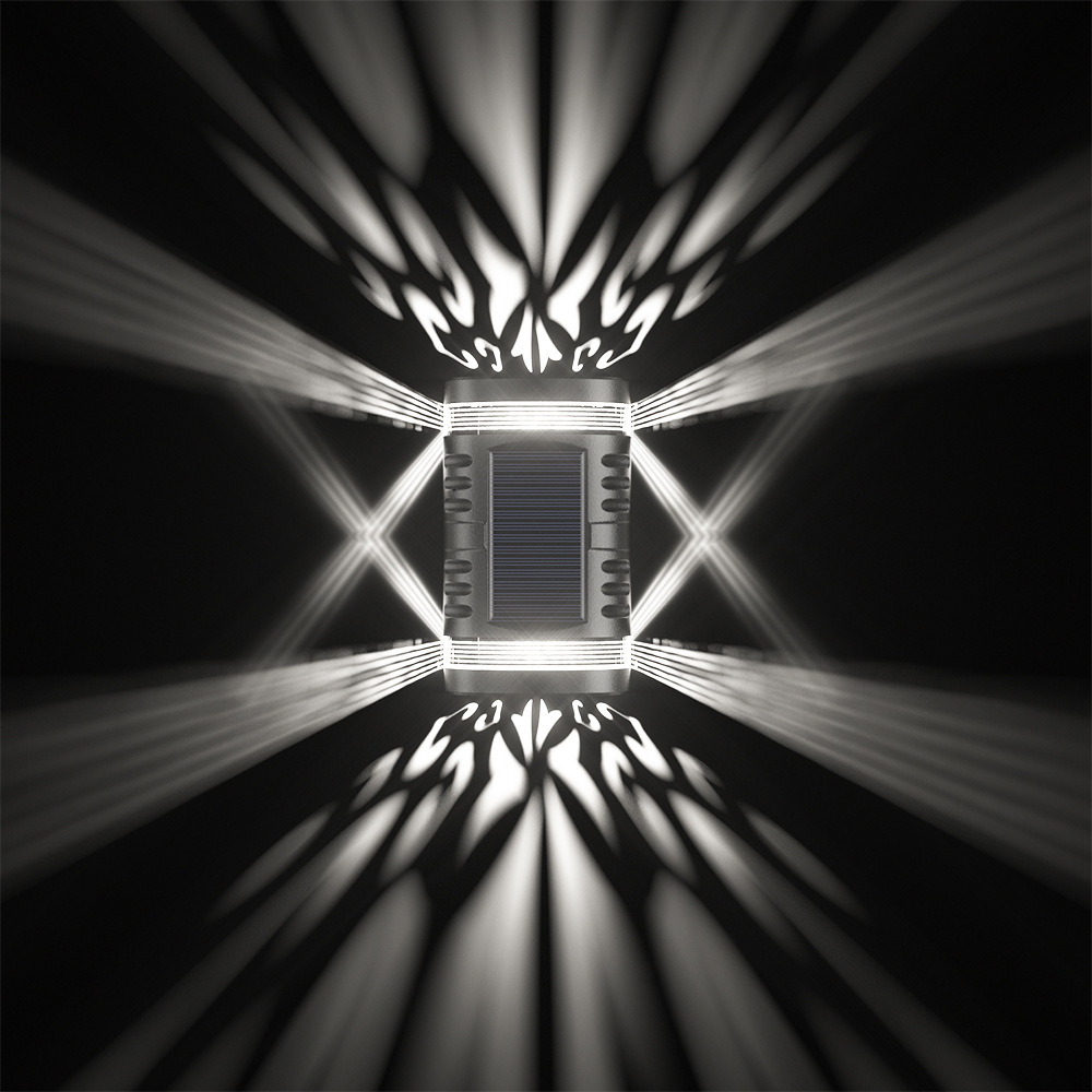 Lámpara de pared impermeable al aire libre lámpara de pared solar al aire libre lámpara de jardín lámpara de pared LED lámpara de pared lámpara de jardín solar