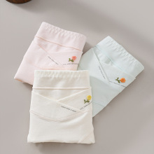 秋冬新款孕妇内裤纯棉孕早中晚期低腰托腹舒适透气加长裆短裤女