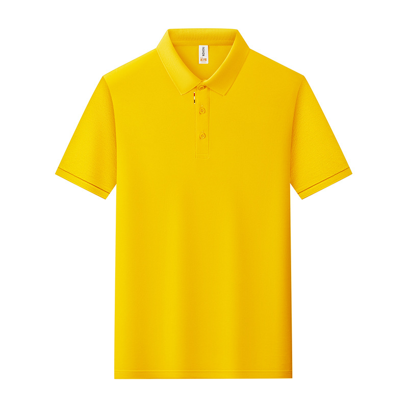 7A antibacteriano fresco poliéster algodón amoniaco solapa elástica verano manga corta ropa de trabajo camiseta polo logotipo personalizado