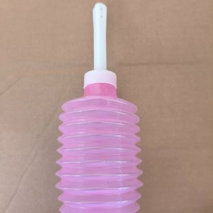 Disposable Pink Vaginal Irrigator Female Gynecological Private Parts Vaginal Cleansing Device 200ml