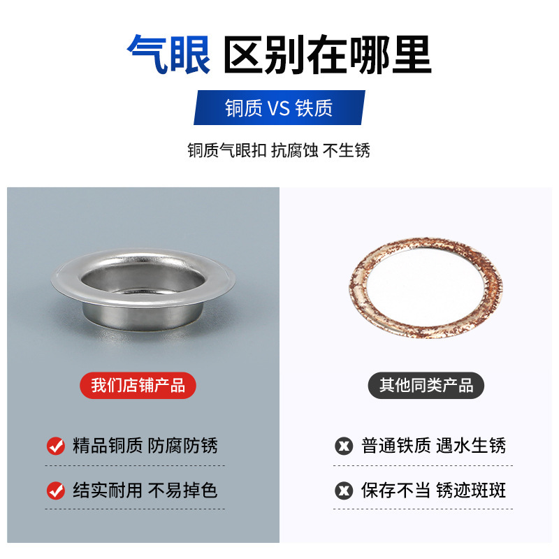 【利百加】鶏眼メーカークロスボーダー金属銅銀白気眼鶏眼ボタン展示棚ボタン穴大量現物|undefined