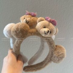 クロスボーダーぬいぐるみヘッドバンドクマスターデュウサギ耳屋台かわいい漫画ヘアピンヘッドバンド洗顔ヘアピンヘッドバンド