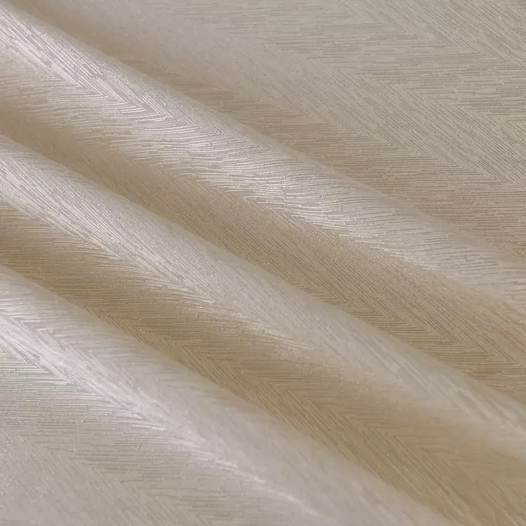 现货弹力暗纹色丁提花人字纹仿真丝国风汉服斜纹提花里布吊带面料