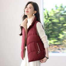 羽绒服马甲女秋冬季外穿2025新款休闲高端轻薄保暖白鸭绒背心马夹