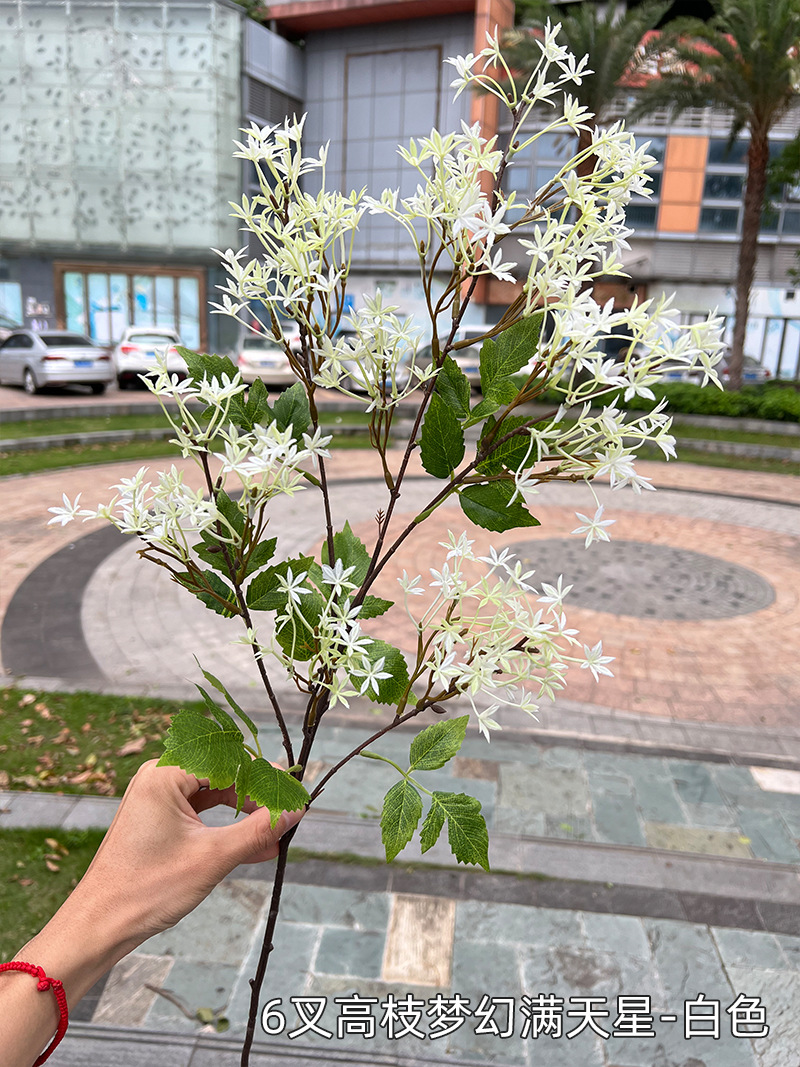Boda blanca FÁBRICA DE FLORES ARTIFICIALES Línea Blanca Flor flor flotante boda camino plomo Fondo decoración flor falsa al por mayor