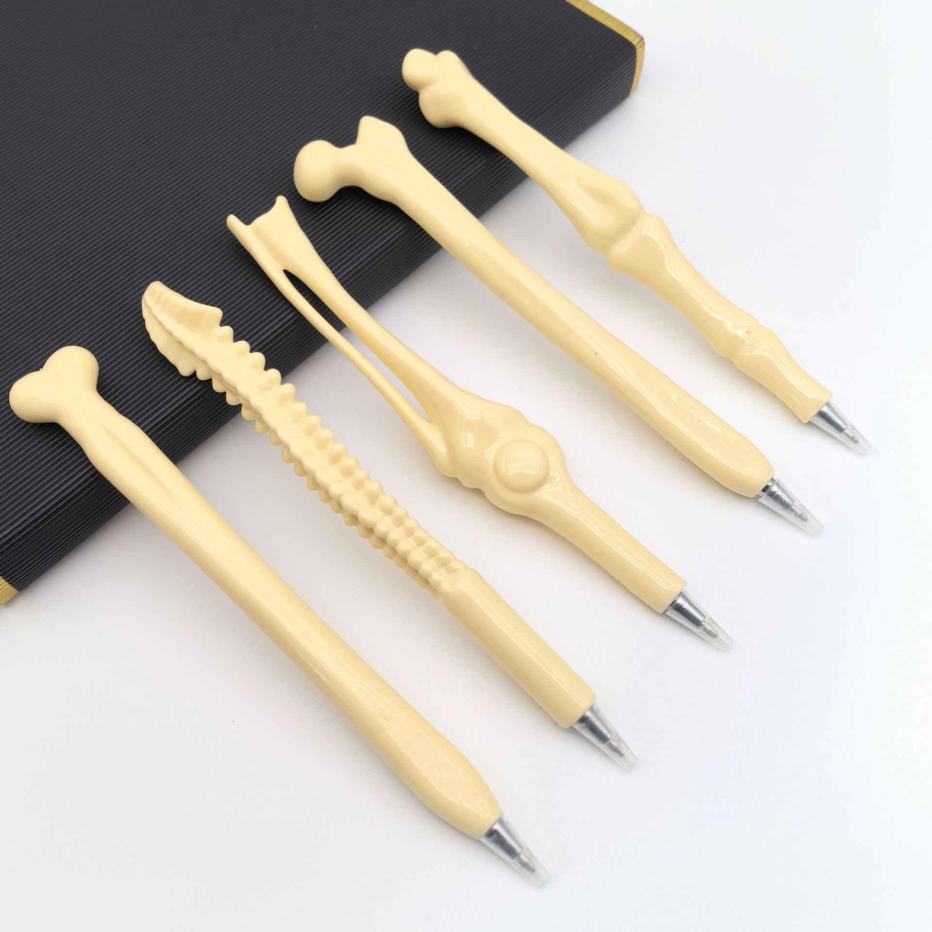 dibujos animados forma de hueso bolígrafo creativo papelería personalidad bolígrafo para estudiantes primarios bolígrafo regalo al por mayor