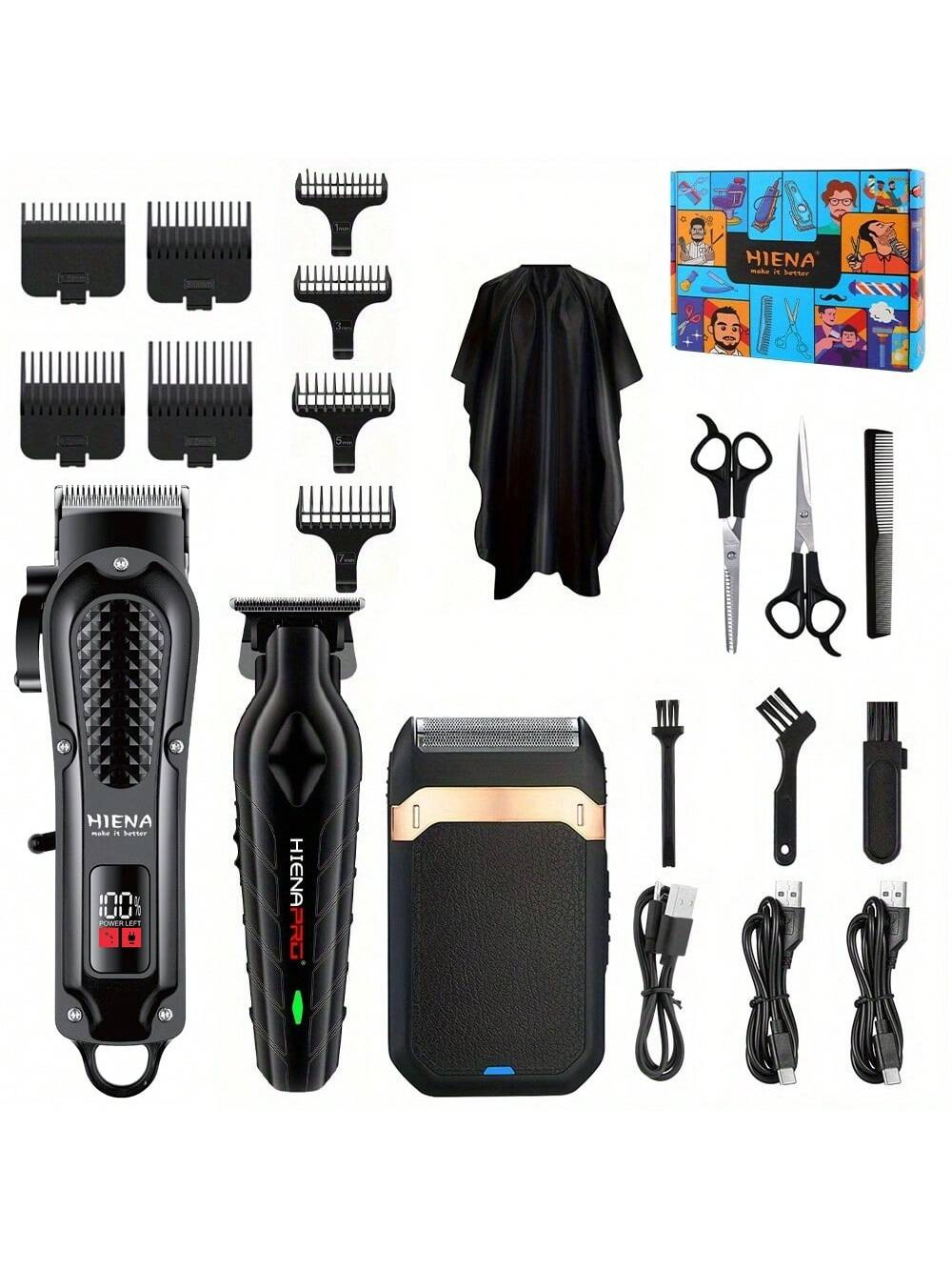 Corte de pelo universal transfronterizo HIENA afeitar eléctrico cabeza de aceite de tallado empujador eléctrico corte de pelo empujador especial para salón de pelo digital