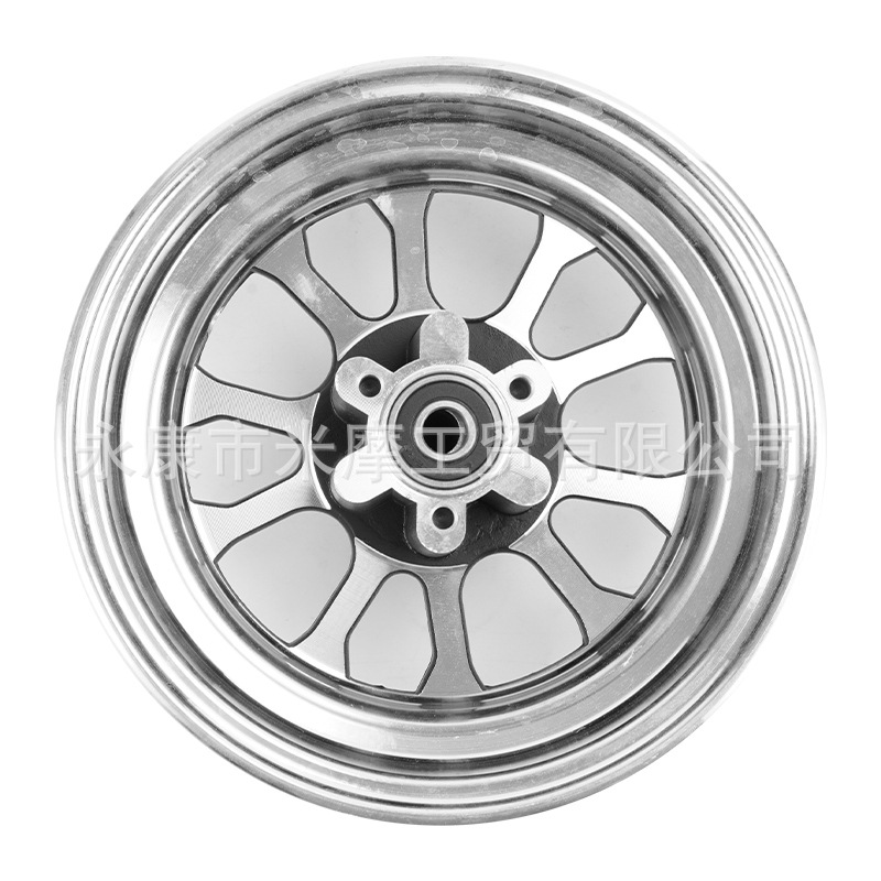 电动车轮胎铝轮毂前90/65-6.5 后 110/90-6.5寸改装配件