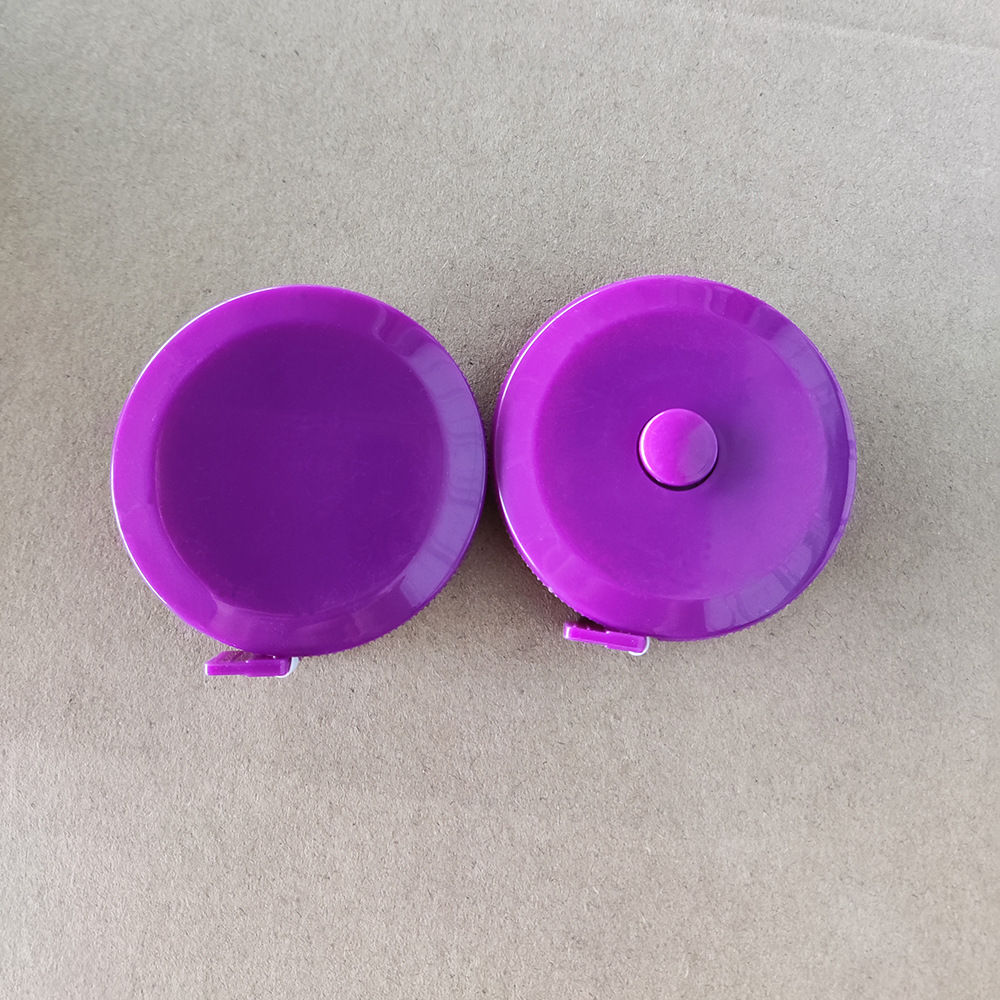 Cinta métrica de Color 1,5 m Mini cinta métrica retráctil redonda en stock publicidad LOGO regla de regalo regla de tres circunferencia Regla suave