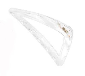 Aitong Corea del Sur accesorios para el cabello ins simple triángulo horquilla temperamento helado pinza Cabeza trasera updo tiburón pata