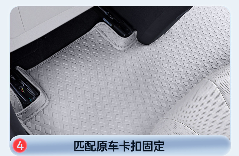 Suitable for BYD Seal 08, full-coverage floor mats, Seal 08 car modification decorative accessories, soft carpet mats
