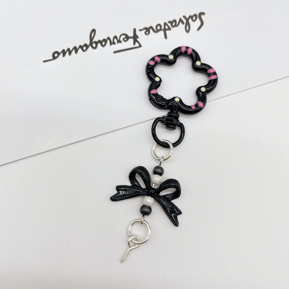 Universal keychain flower-shaped, accessories, flowered, DIY
