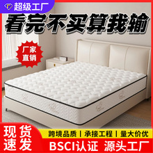 乳胶酒店民宿席梦思床垫厚家用租房独立弹簧宿舍床垫佛山工厂