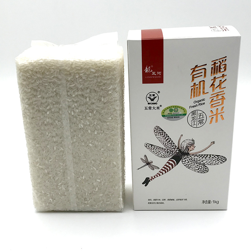 龍凤河有机大米稻花香大米东北香米龍凤河五常大米1公斤袋家庭米