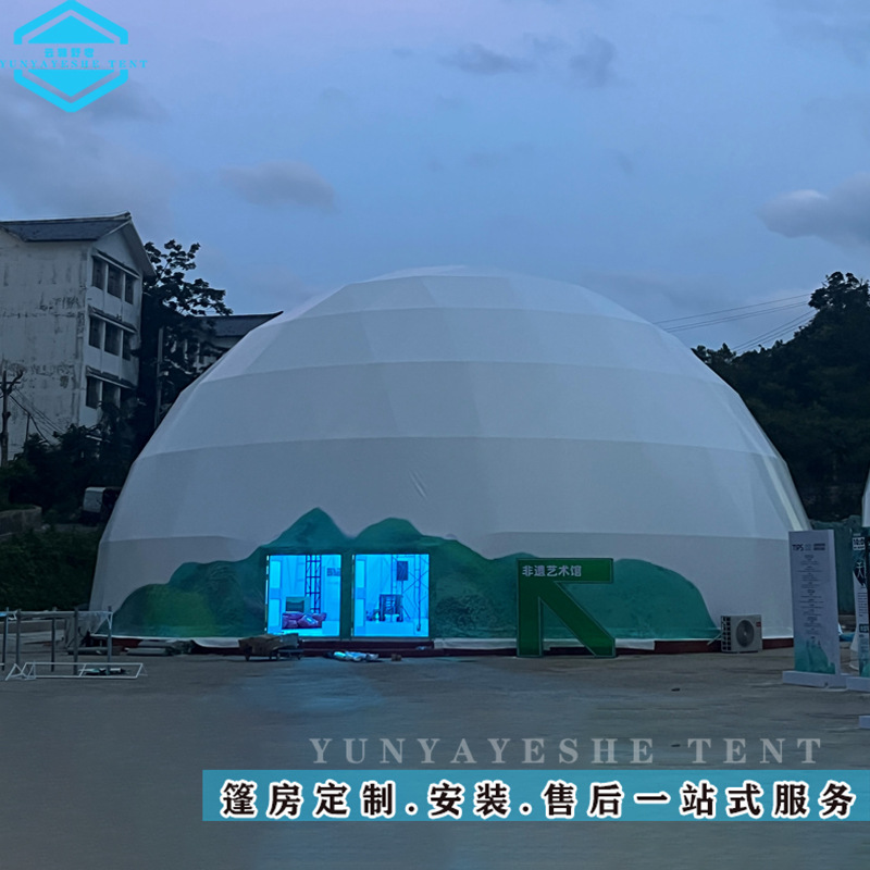 热镀锌钢管帐篷 大型音乐节、酒吧篷房户外活动帐篷 厂家上门安装