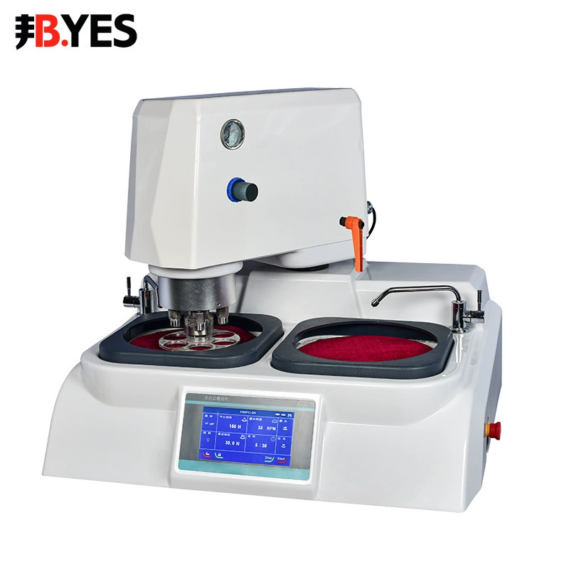 Полностью автоматическая машина для шлифования и дробилки для образцов с золотисто-фазовой шлифовальной полировкой для изготовления образца сенсорного экрана предварительно отшлифованная двойная пластина с бесконечной переменной скоростью