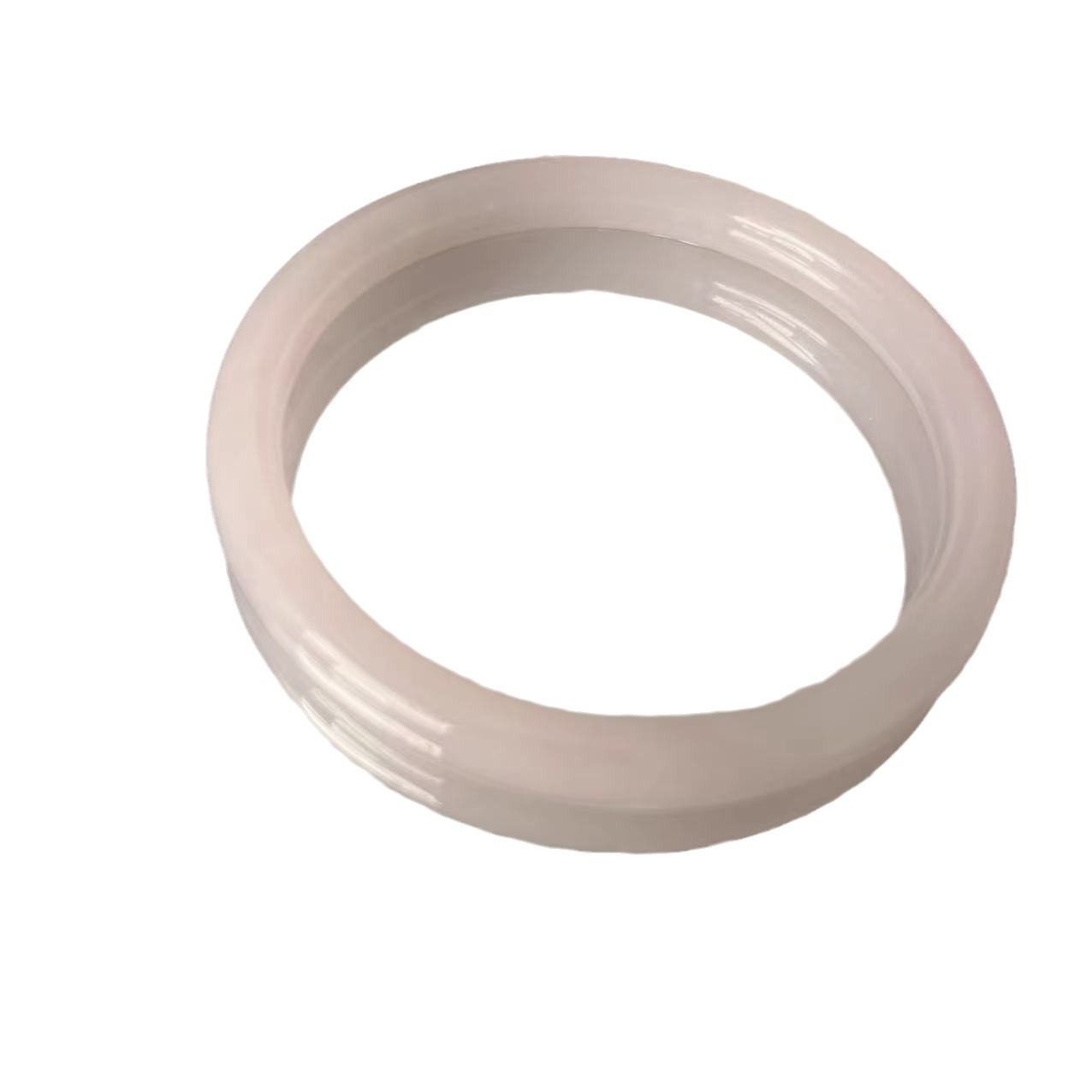 Pulsera Dingdong de jade de imitación de vidrio, pulsera de tiras redondas gruesas, paso a paso, pulsera de novia, libro rojo pequeño, estilo antiguo Dingdong, mismo estilo