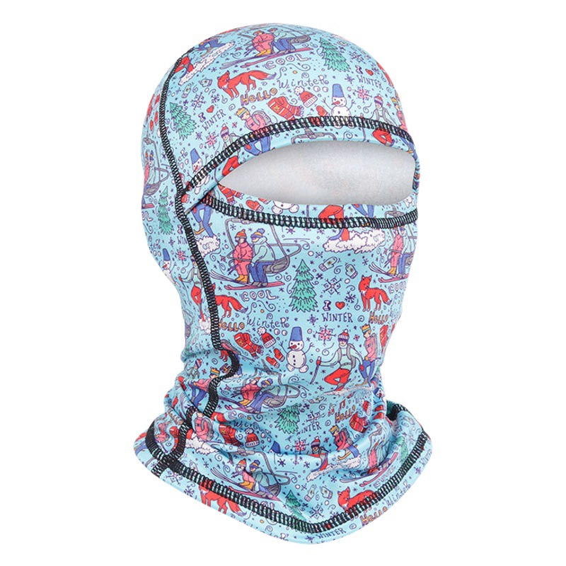 Ruidong Children's Ski Headgear Men's Outdoor Scarf Hat All-in-One Riding Mask Windproof Warm Face Face Face Cover