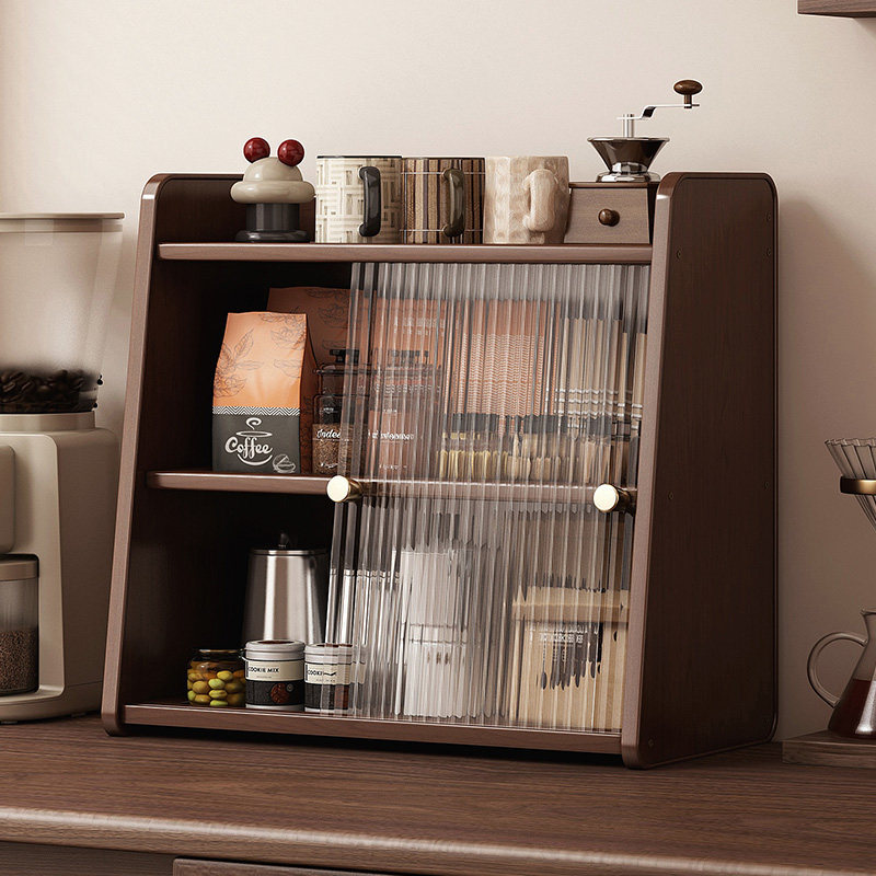 Dining Table Countertop Storage Rack, Living Room Desktop Dust-proof...