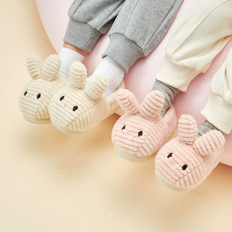 Children's cartoon keep warm winter slippers for boys