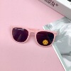 Fashionable silica gel children's retro sunglasses, sun protection cream, new collection, UF-protection