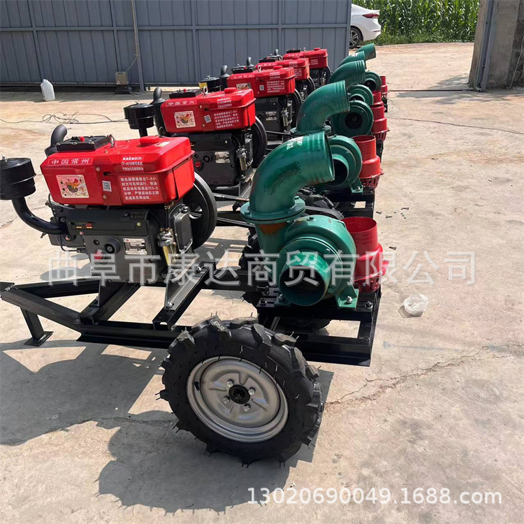拖拉机带动污水泵 移动式抽水排水泵 建筑工程排水抽水机