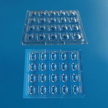 源厂供应 20颗路灯透镜120度无柱 4x5模组 PC材质 适用仿流明 LED