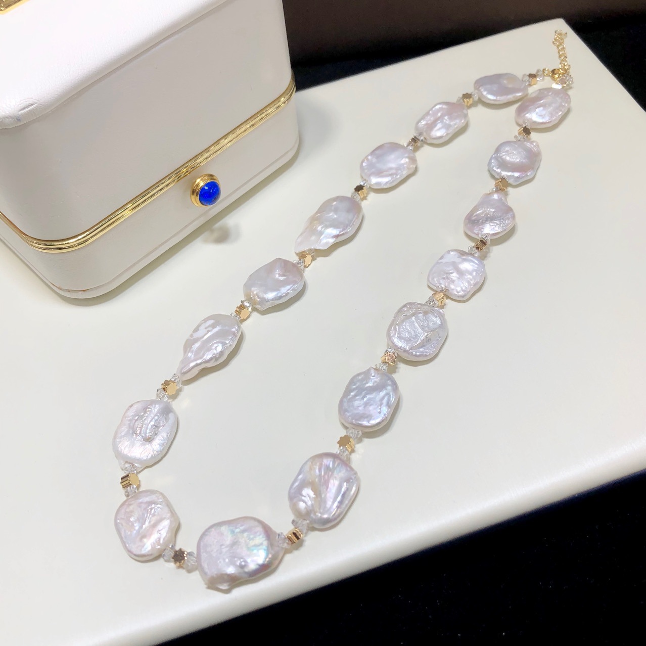 Holiday, Daily Occasion Freshwater Pearl Simple Style Classic Style Solid Color Necklace