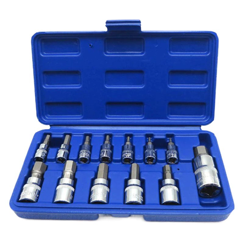 Шестигранный ключ с метрической и британской головкой, внешний внутренний, 6-угловая отвертка с храповым механизмом, отвертка