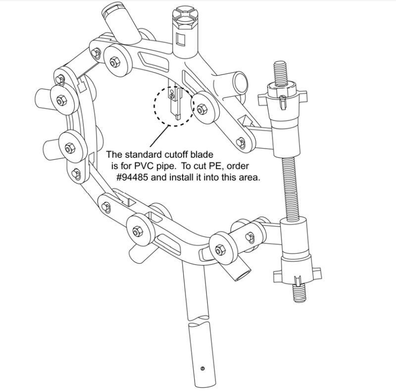 旋转式塑料管刀-REED力得