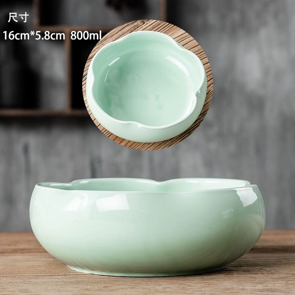 Light Green Celadon-Lotus Petal Tea Wash (Small)