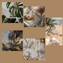 15张法式浪漫卡片简约高级感明信片卧室宿舍墙面改造装饰背景墙贴