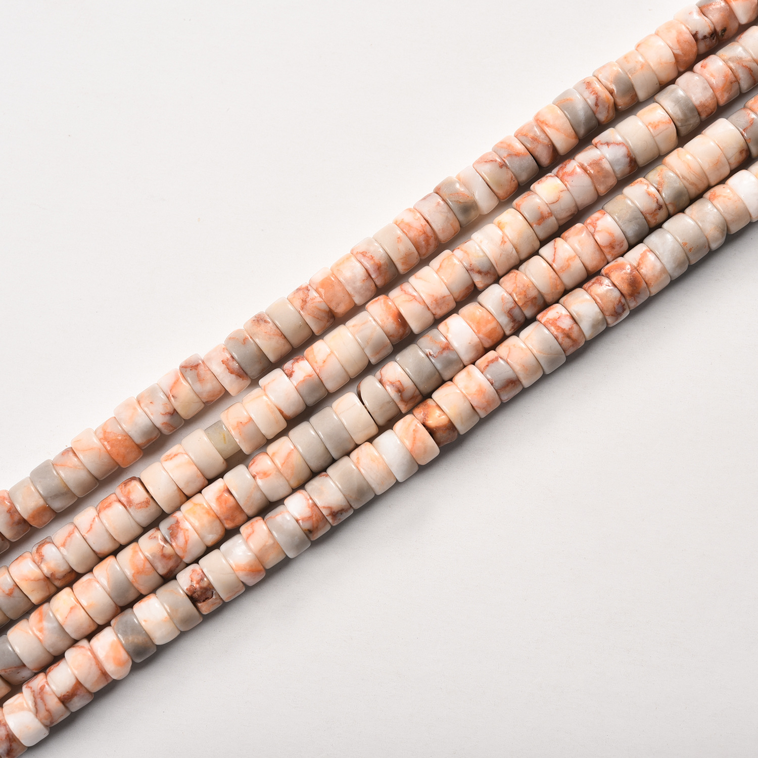 Organic beads, accessory, accessories, 3×6mm, DIY