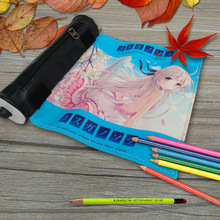 动漫笔袋火ying佐助晓组织卡通创意帆布二次元卷筒笔袋学生用品