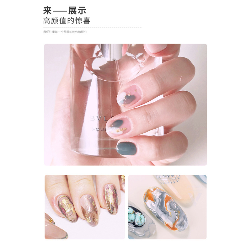 Nuevo estilo japonés Nail Art oro y plata papel de aluminio 12 caja de tira de rejilla arte de uñas de cuatro colores de papel de aluminio joyería fragmentos de hoja de oro