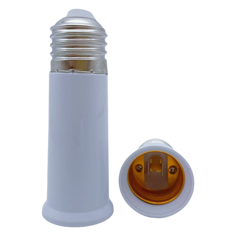E27 to E27 Screw Adapter Lamp Holder Spiral Head Led Light E26 Extended 65mm 110V Lamp Base Threaded Lighting Fixture E27 to E27 Screw Adapter Lamp Holder Spiral Head Led Light E26 Extended 65mm 110V Lamp Base Threaded Lighting Fixture