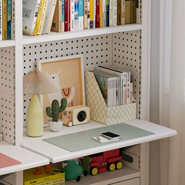 搁板、壁架;层架;儿童书架、柜