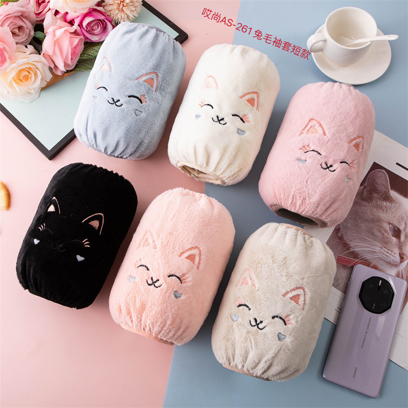 Franela impermeable bordada cocina del bebé de los hombres de las mujeres largo oversleeve mangas de la mano de los niños al por mayor estudiante Otoño e Invierno