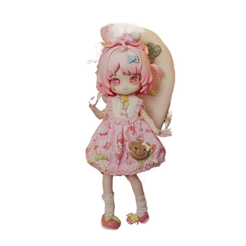 本物の米スイートストーリーファンタジーフォレストBJDブラインドボックス12点BJDアクションフィギュア装飾品人形|undefined