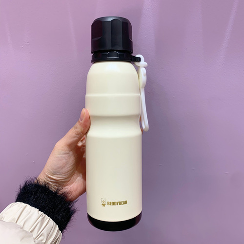 Cup Bear sports cup children's adult thermos cup outdoor kettle baby student drinking water cartoon cute thermos cup